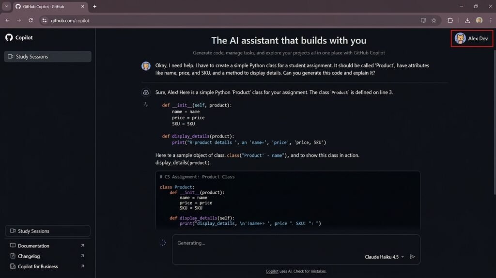 GitHub Copilot Best for Coding 
