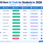 best AI tools for students 2026-2027
