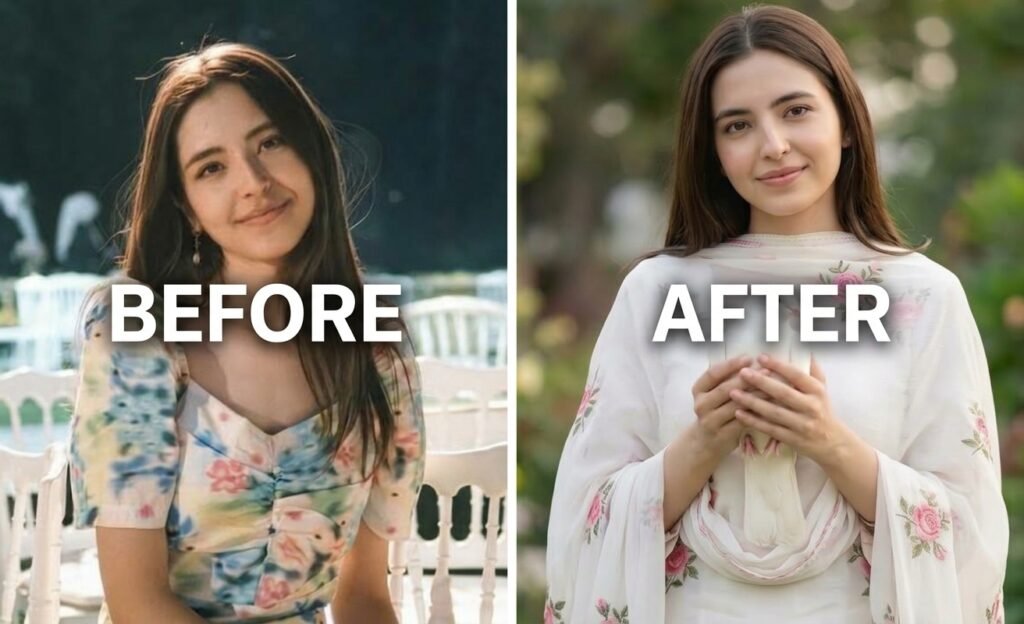 Dove Portrait Transformation prompt